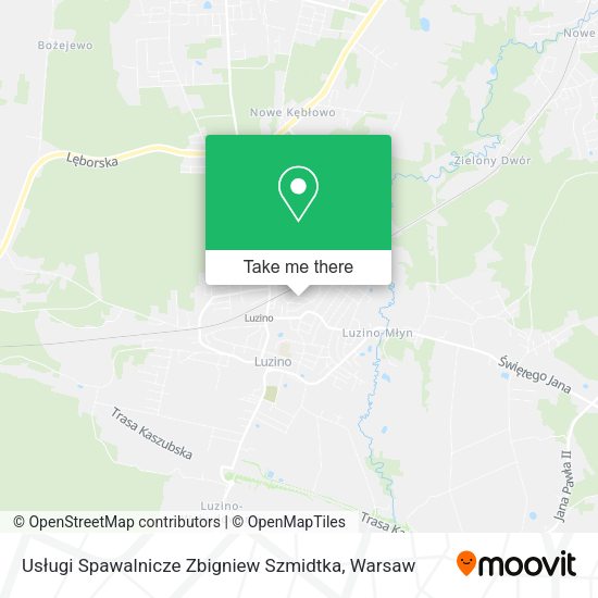 Usługi Spawalnicze Zbigniew Szmidtka map