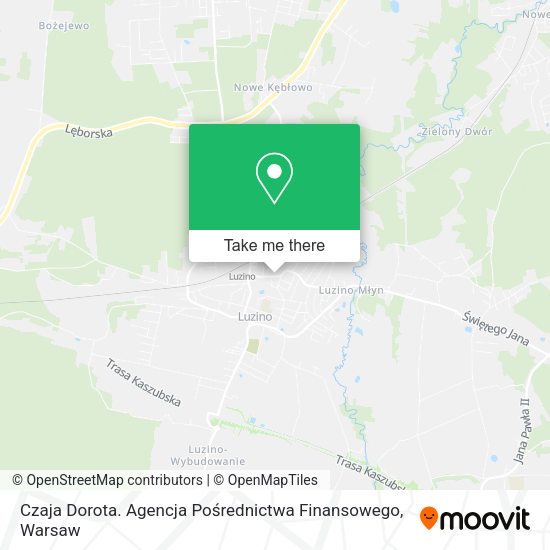 Czaja Dorota. Agencja Pośrednictwa Finansowego map