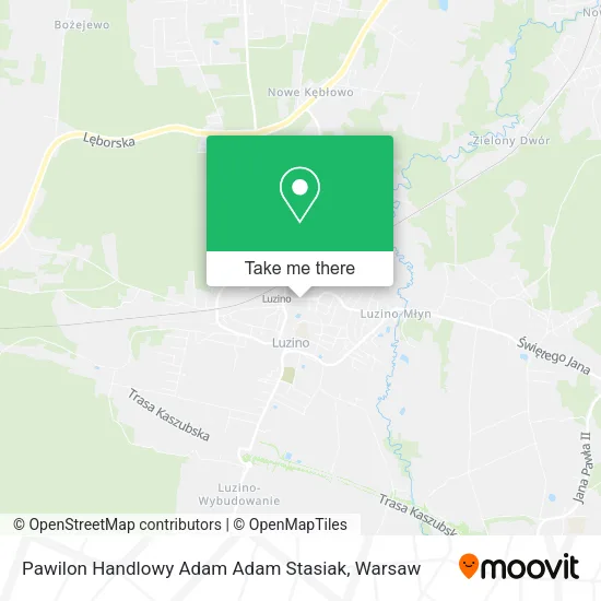 Карта Pawilon Handlowy Adam Adam Stasiak
