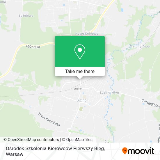 Ośrodek Szkolenia Kierowców Pierwszy Bieg map