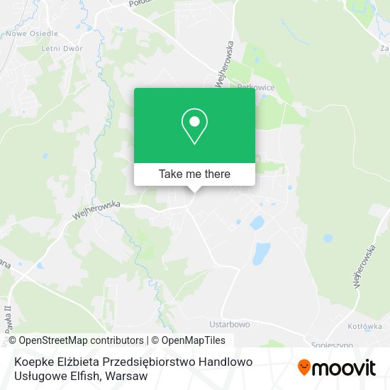 Koepke Elżbieta Przedsiębiorstwo Handlowo Usługowe Elfish map