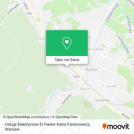 Usługi Elektryczne El-Fiedor Karol Fiedorowicz map