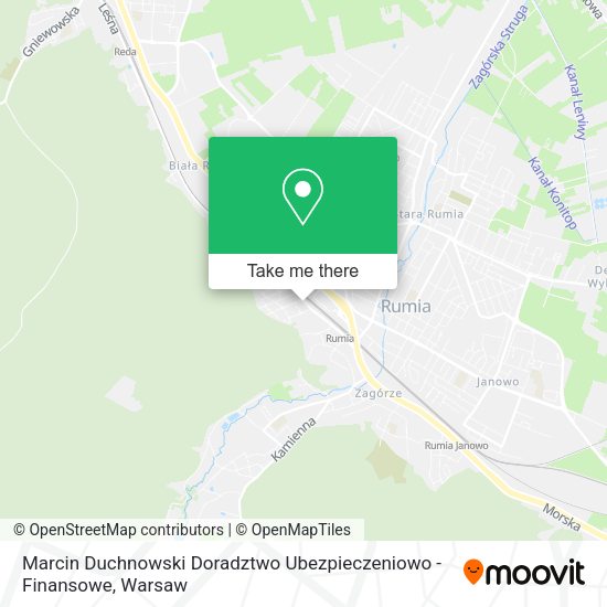 Marcin Duchnowski Doradztwo Ubezpieczeniowo - Finansowe map