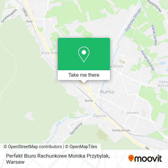 Perfekt Biuro Rachunkowe Monika Przybylak map