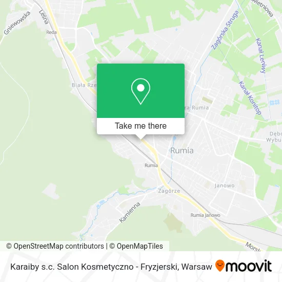Карта Karaiby s.c. Salon Kosmetyczno - Fryzjerski
