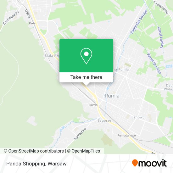 Panda Shopping map