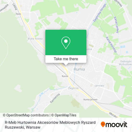 R-Meb Hurtownia Akcesoriów Meblowych Ryszard Ruszewski map