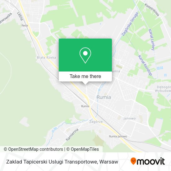 Zaklad Tapicerski Uslugi Transportowe map