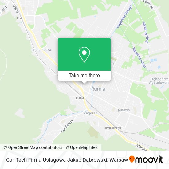 Car-Tech Firma Usługowa Jakub Dąbrowski map