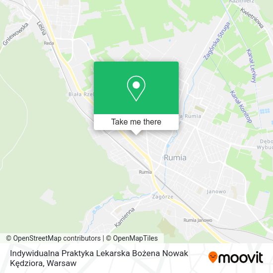 Indywidualna Praktyka Lekarska Bożena Nowak Kędziora map