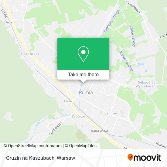 Gruzin na Kaszubach map