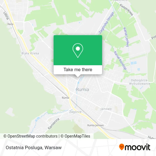 Карта Ostatnia Posluga