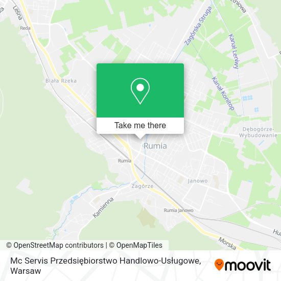 Mc Servis Przedsiębiorstwo Handlowo-Usługowe map