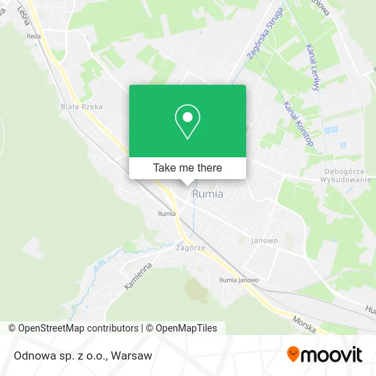 Карта Odnowa sp. z o.o.
