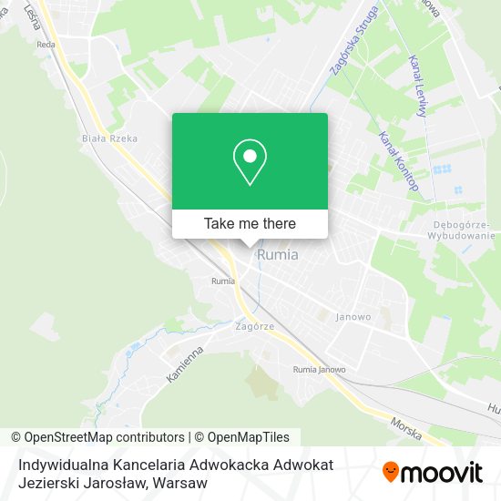 Indywidualna Kancelaria Adwokacka Adwokat Jezierski Jarosław map