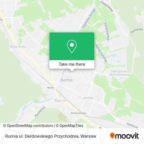 Rumia ul. Derdowskiego Przychodnia map