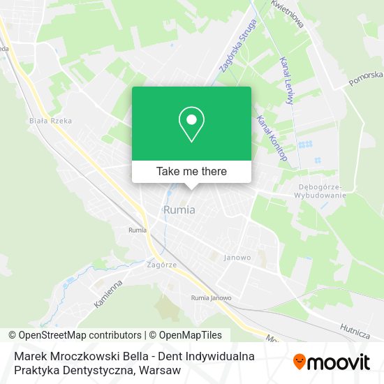 Marek Mroczkowski Bella - Dent Indywidualna Praktyka Dentystyczna map