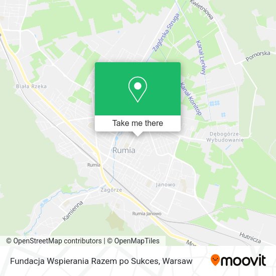 Fundacja Wspierania Razem po Sukces map