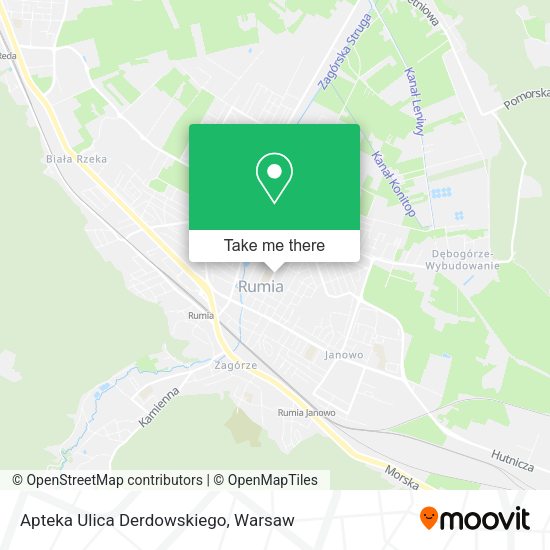 Apteka Ulica Derdowskiego map