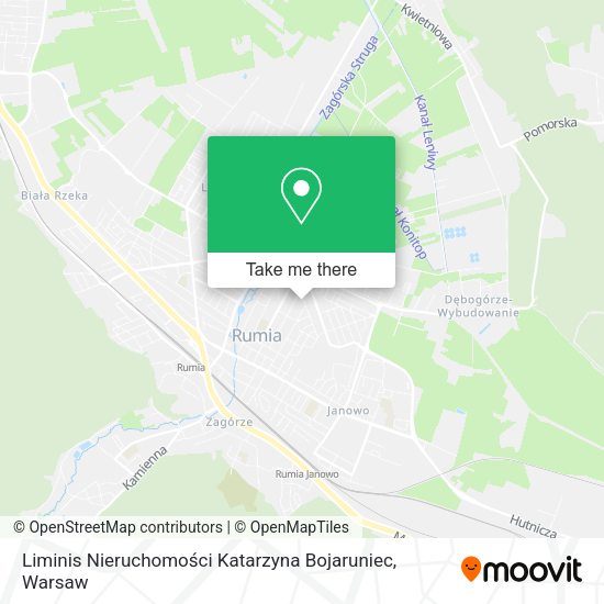 Liminis Nieruchomości Katarzyna Bojaruniec map