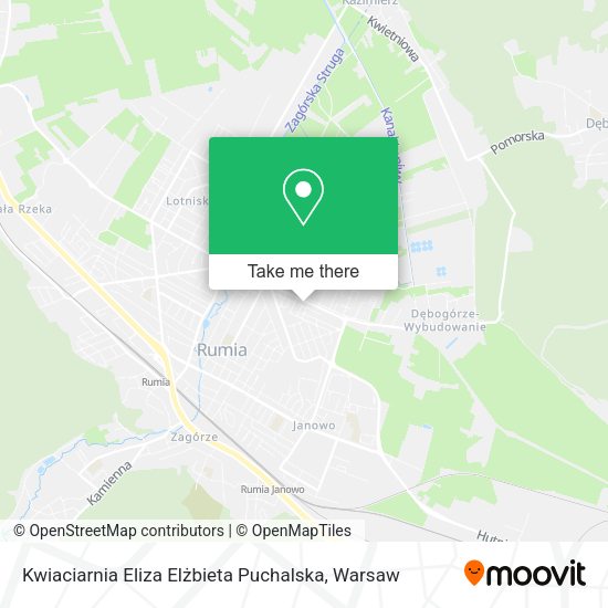 Карта Kwiaciarnia Eliza Elżbieta Puchalska