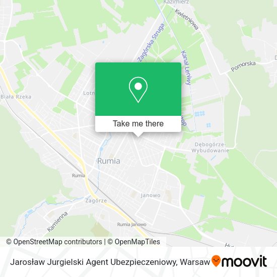 Jarosław Jurgielski Agent Ubezpieczeniowy map