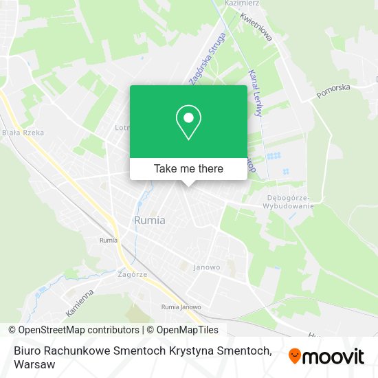 Biuro Rachunkowe Smentoch Krystyna Smentoch map