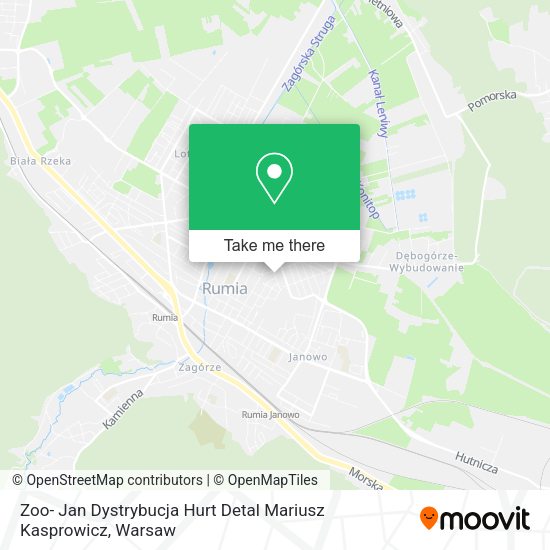 Zoo- Jan Dystrybucja Hurt Detal Mariusz Kasprowicz map