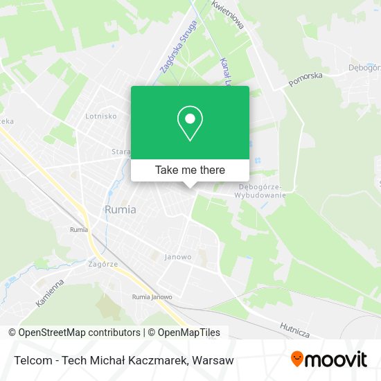 Telcom - Tech Michał Kaczmarek map