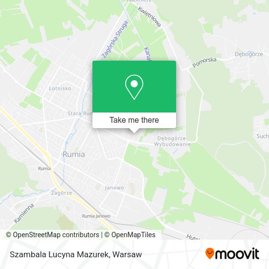 Szambala Lucyna Mazurek map