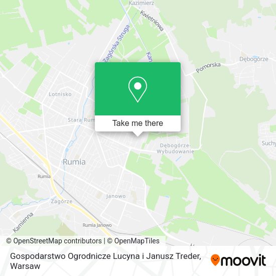 Gospodarstwo Ogrodnicze Lucyna i Janusz Treder map