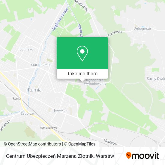 Centrum Ubezpieczeń Marzena Złotnik map