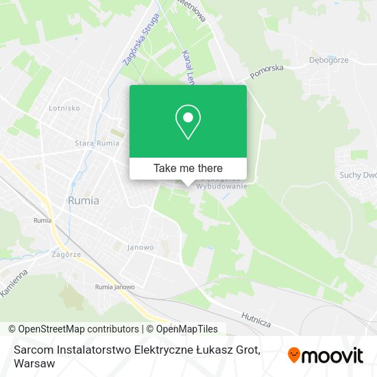 Sarcom Instalatorstwo Elektryczne Łukasz Grot map