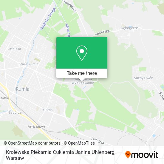 Krolewska Piekarnia Cukiernia Janina Uhlenberg map