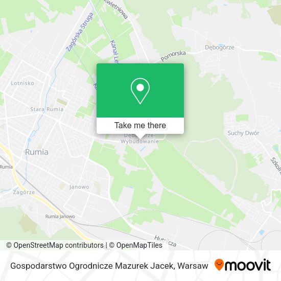 Gospodarstwo Ogrodnicze Mazurek Jacek map