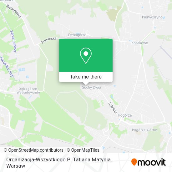 Organizacja-Wszystkiego.Pl Tatiana Matynia map