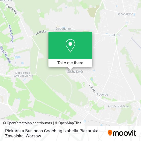 Piekarska Business Coaching Izabella Piekarska-Zawalska map