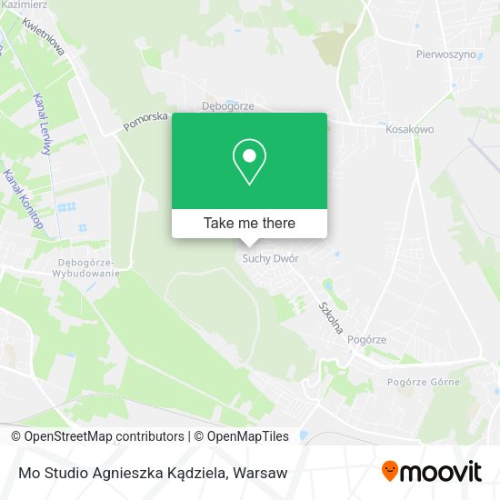 Mo Studio Agnieszka Kądziela map