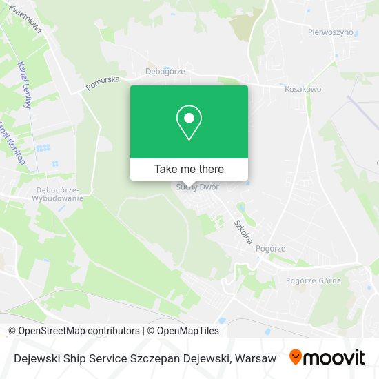 Dejewski Ship Service Szczepan Dejewski map