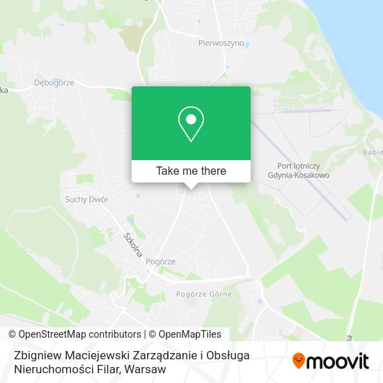 Zbigniew Maciejewski Zarządzanie i Obsługa Nieruchomości Filar map