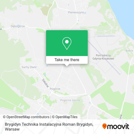 Brygidyn Technika Instalacyjna Roman Brygidyn map