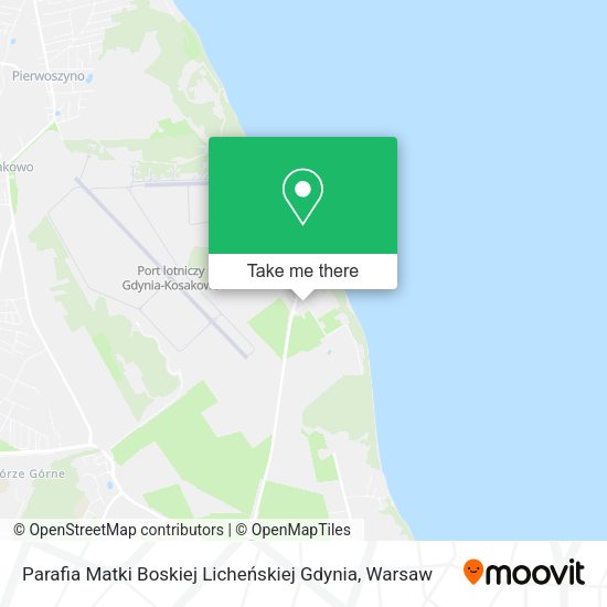 Parafia Matki Boskiej Licheńskiej Gdynia map