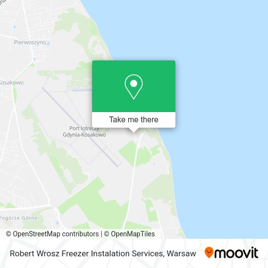 Robert Wrosz Freezer Instalation Services map