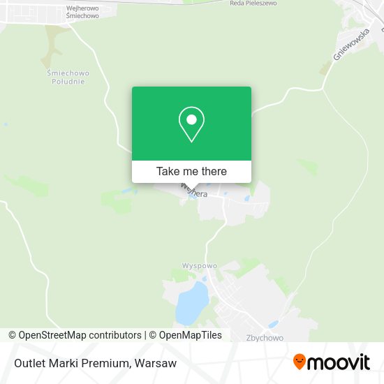 Outlet Marki Premium map