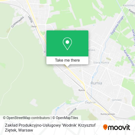 Zakład Produkcyjno-Usługowy 'Wodnik' Krzysztof Ziętek map