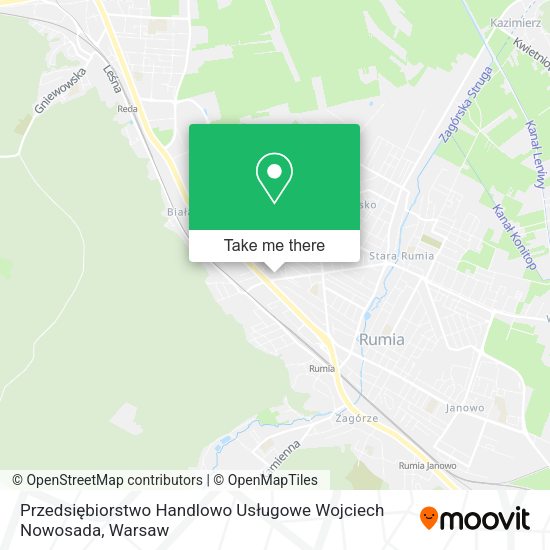 Przedsiębiorstwo Handlowo Usługowe Wojciech Nowosada map