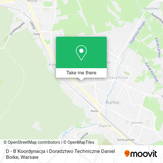 Карта D - B Koordynacja i Doradztwo Techniczne Daniel Boike