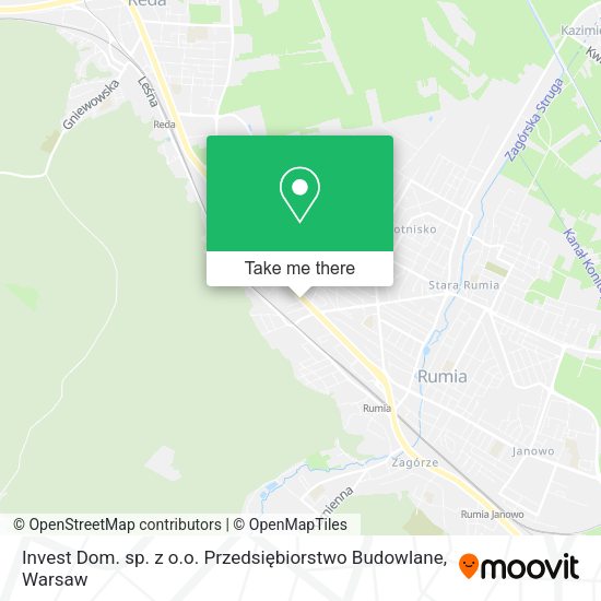 Invest Dom. sp. z o.o. Przedsiębiorstwo Budowlane map