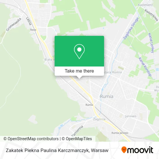 Карта Zakatek Piekna Paulina Karczmarczyk
