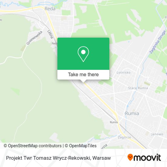 Projekt Twr Tomasz Wrycz-Rekowski map